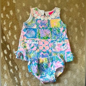 Baby Girl's Lilly Knit Shift Dress & Bloomers Set